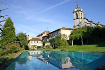 Portugal Casas Nobres Casa dos Assentos in Barcelos Haus und Garten mit Pool